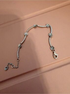 Pandora Sterling Silver Daisy Chain Bracelet - Silver Never Worn
